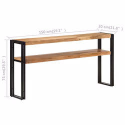 VidaXL 321103 tavolino da caffè, comodino e consolle da soggiorno - Vista aggiuntiva 5