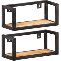 Set da 2 mensole ideali per ogni ambiente disponibili in varie dimensioni dimensioni : 40 cm