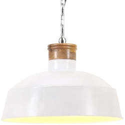 Vidaxl - Lampada a Sospensione Industriale 58 cm Bianca E27 32757