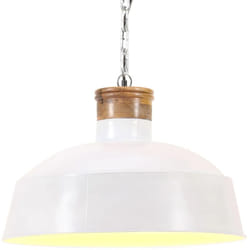 Vidaxl - Lampada a Sospensione Industriale 32 cm Bianca E27