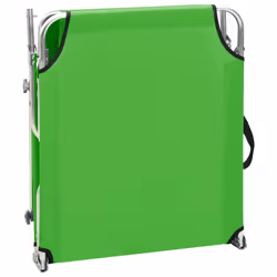 VidaXL 310325 sedia da esterno Salone Seduta imbottita Acciaio, Poliestere Verde - Vista aggiuntiva 6
