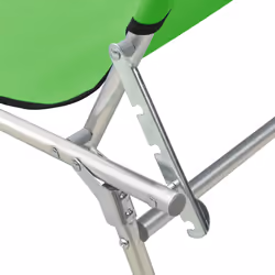 VidaXL 310325 sedia da esterno Salone Seduta imbottita Acciaio, Poliestere Verde - Vista aggiuntiva 8