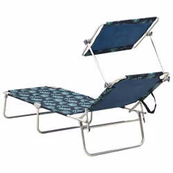 VidaXL 310328 sedia da esterno Salone Seduta imbottita Acciaio, Poliestere Multicolore - Vista aggiuntiva 4