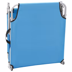 VidaXL 310329 sedia da esterno Salone Seduta imbottita Tessuto, Acciaio Blu, Turchese - Vista aggiuntiva 5
