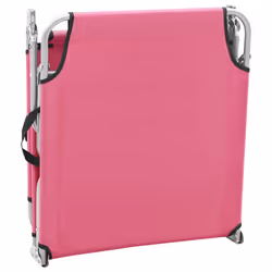 VidaXL 310330 sedia da esterno Salone Seduta imbottita Tessuto, Acciaio Rosa - Vista aggiuntiva 5