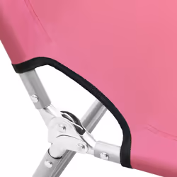 VidaXL 310330 sedia da esterno Salone Seduta imbottita Tessuto, Acciaio Rosa - Vista aggiuntiva 6