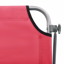 VidaXL 310337 sedia da esterno Salone Seduta imbottita Tessuto, Acciaio Rosa - Vista aggiuntiva 6