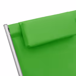 VidaXL 310339 sedia da esterno Terrazzo Cloruro di polivinile (PVC), Acciaio Verde - Vista aggiuntiva 6