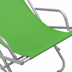 VidaXL 310339 sedia da esterno Terrazzo Cloruro di polivinile (PVC), Acciaio Verde - Vista aggiuntiva 7