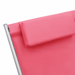 VidaXL 310341 sedia da esterno Terrazzo Cloruro di polivinile (PVC), Acciaio Rosa - Vista aggiuntiva 6