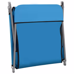 VidaXL 310344 sedia da esterno Salone Oxford, Acciaio Blu - Vista aggiuntiva 6