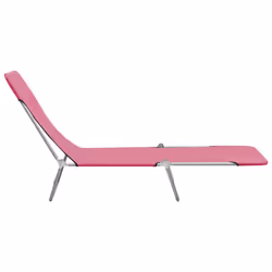 VidaXL 310345 sedia da esterno Salone Oxford, Acciaio Rosa - Vista aggiuntiva 4
