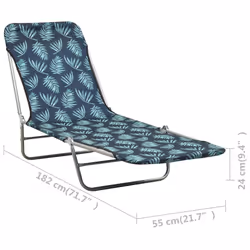 VidaXL 310346 sedia da esterno Salone Oxford, Acciaio - Vista aggiuntiva 8