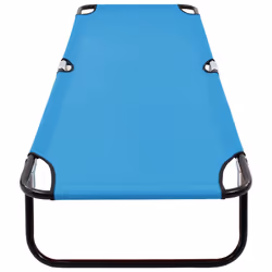 VidaXL 310348 sedia da esterno Salone Seduta imbottita Oxford, Cloruro di polivinile (PVC), Acciaio Blu, Turchese - Vista aggiuntiva 5
