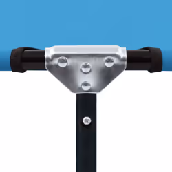 VidaXL 310348 sedia da esterno Salone Seduta imbottita Oxford, Cloruro di polivinile (PVC), Acciaio Blu, Turchese - Vista aggiuntiva 7