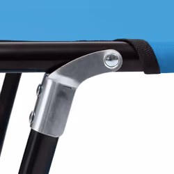 VidaXL 310348 sedia da esterno Salone Seduta imbottita Oxford, Cloruro di polivinile (PVC), Acciaio Blu, Turchese - Vista aggiuntiva 8