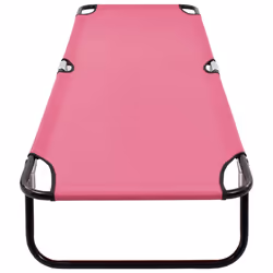 VidaXL 310349 sedia da esterno Salone Seduta imbottita Oxford, Cloruro di polivinile (PVC), Acciaio Rosa - Vista aggiuntiva 5