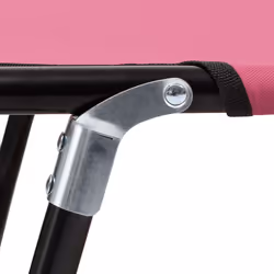 VidaXL 310349 sedia da esterno Salone Seduta imbottita Oxford, Cloruro di polivinile (PVC), Acciaio Rosa - Vista aggiuntiva 8