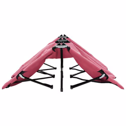 VidaXL 310353 sedia da esterno Salone Seduta imbottita Tessuto, Poliestere Rosa - Vista aggiuntiva 4