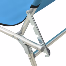 VidaXL 310362 sedia da esterno Salone Seduta imbottita Poliestere Blu - Vista aggiuntiva 8