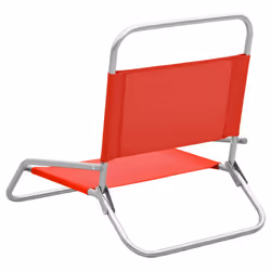 VidaXL 310367 sedia da esterno Terrazzo Oxford, Acciaio Rosso - Vista aggiuntiva 5