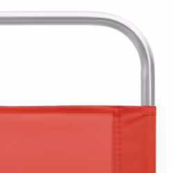 VidaXL 310367 sedia da esterno Terrazzo Oxford, Acciaio Rosso - Vista aggiuntiva 7