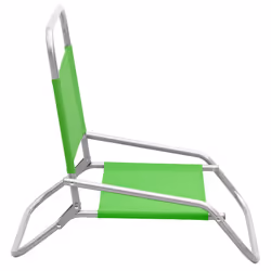 VidaXL 310370 sedia da esterno Terrazzo Oxford, Acciaio Verde - Vista aggiuntiva 4