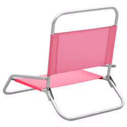 VidaXL 310372 sedia da esterno Terrazzo Oxford, Acciaio Rosa - Vista aggiuntiva 4