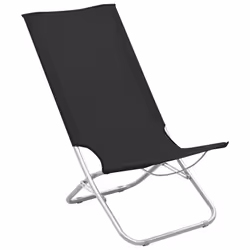 VidaXL 310375 sedia da esterno Terrazzo Oxford, Acciaio Nero