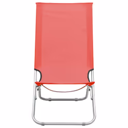 VidaXL 310376 sedia da esterno Terrazzo Oxford, Acciaio Rosso