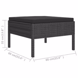 VidaXL 310207 set mobili da esterno - Vista aggiuntiva 6