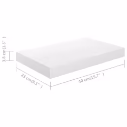 VidaXL 323742 scaffale MDF, Metallo Bianco - Vista aggiuntiva 7