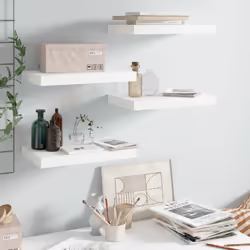 Questo set di 4 eleganti mensole da parete è pensato per essere il punto focale della vostra casa. Con un sistema di montaggi ...