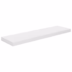 vidaXL Scaffali a Parete 2 pz Bianco Lucido 90x23,5x3,8 cm in MDF - Vista aggiuntiva 3