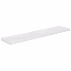 vidaXL Scaffali a Parete 2 pz Bianco Lucido 120x23,5x3,8 cm in MDF - Vista aggiuntiva 3