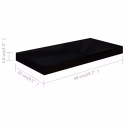 VidaXL 323766 scaffale MDF, Metallo Nero - Vista aggiuntiva 7