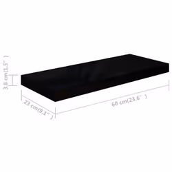 VidaXL 323769 scaffale MDF, Metallo Nero - Vista aggiuntiva 6