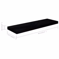 VidaXL 323775 scaffale MDF, Metallo Nero - Vista aggiuntiva 6