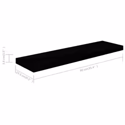 VidaXL 323778 scaffale MDF, Metallo Nero - Vista aggiuntiva 6