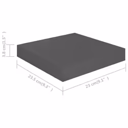 VidaXL 323781 scaffale MDF, Metallo Grigio - Vista aggiuntiva 5