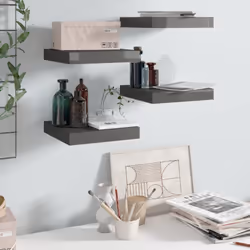 Questo set di 4 eleganti mensole da parete è pensato per essere il punto focale della tua casa. Con un sistema di montaggio i ...