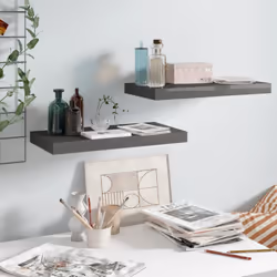 Questo set di 2 eleganti mensole da parete è pensato per essere il punto focale della tua casa. Con un sistema di montaggio i ...