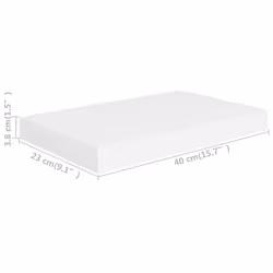 VidaXL 323805 scaffale MDF, Metallo Bianco - Vista aggiuntiva 7