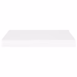 VidaXL 323808 scaffale MDF, Metallo Bianco - Vista aggiuntiva 4