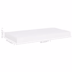 VidaXL 323808 scaffale MDF, Metallo Bianco - Vista aggiuntiva 6