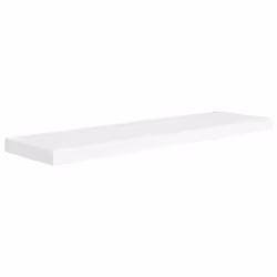 vidaXL Scaffali a Parete 4 pz Bianchi 90x23,5x3,8 cm in MDF - Vista aggiuntiva 3