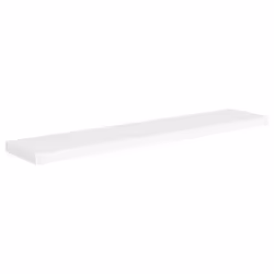 vidaXL Scaffali a Parete 4 pz Bianchi 120x23,5x3,8 cm in MDF - Vista aggiuntiva 3