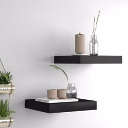 Questo set di 2 eleganti mensole da parete è pensato per essere il punto focale della tua casa. Con un sistema di montaggio i ...