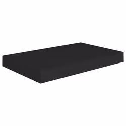 vidaXL Scaffale a Parete Nero 40x23x3,8 cm in MDF - Vista aggiuntiva 2