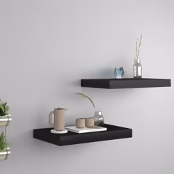 Questo set di 2 eleganti mensole da parete è pensato per essere il punto focale della tua casa. Con un sistema di montaggio i ...